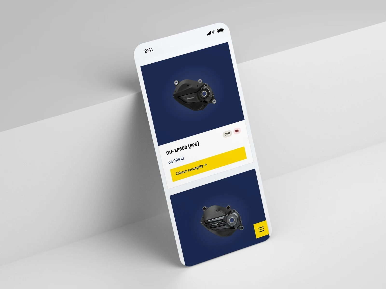 odblokuj.bike — katalog napędów Shimano — wersja mobilna