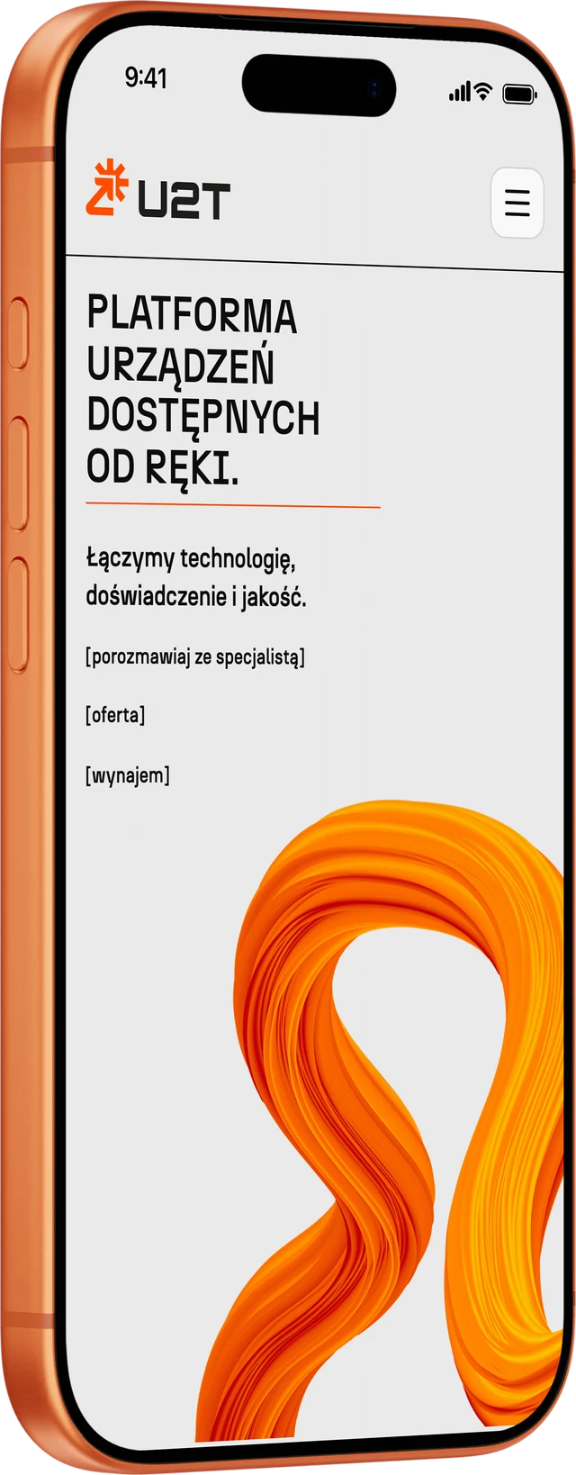 iPhone ze stroną U2T